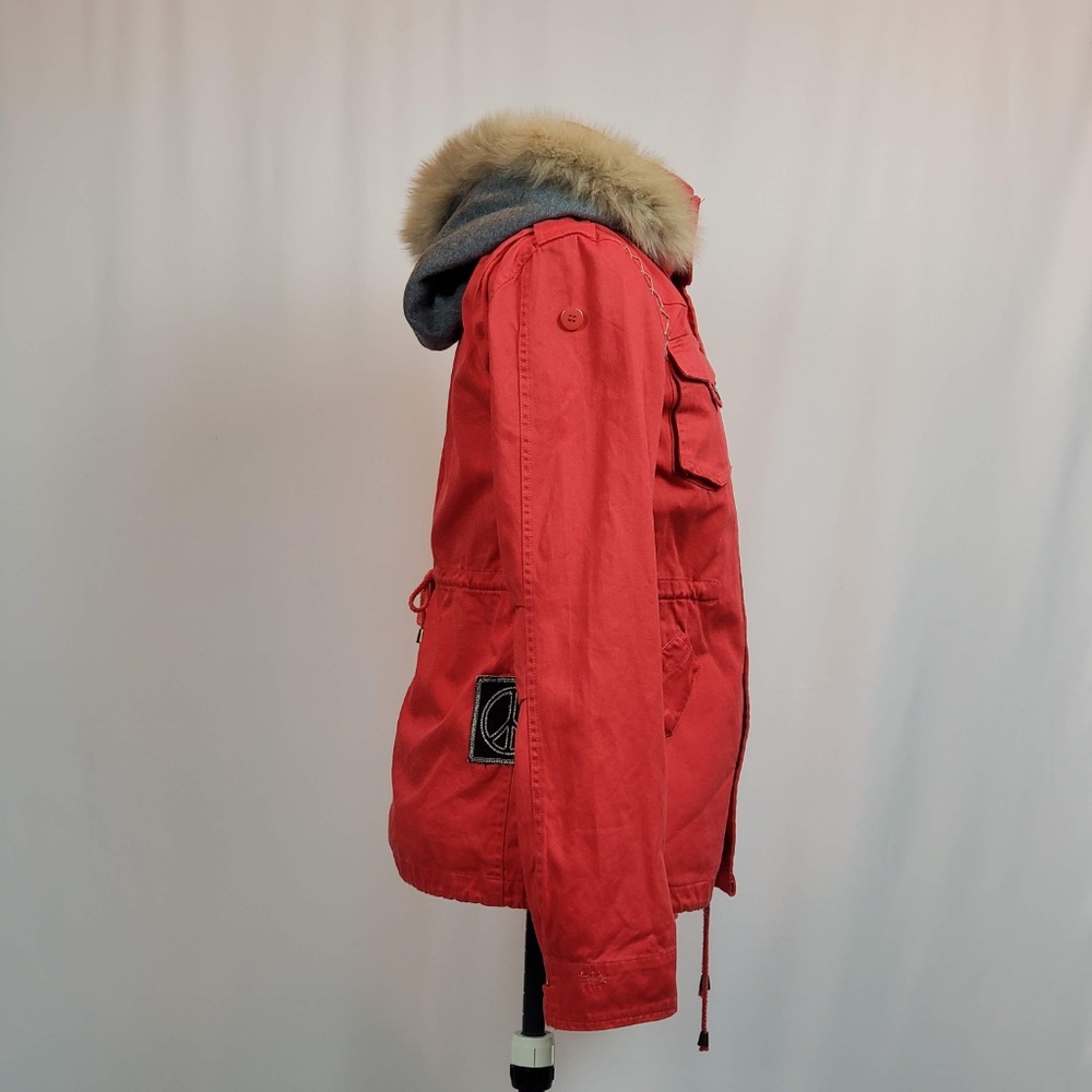 Vintage LaRok Parka with with Rabbit Fur Vest - Picture 6 of 8